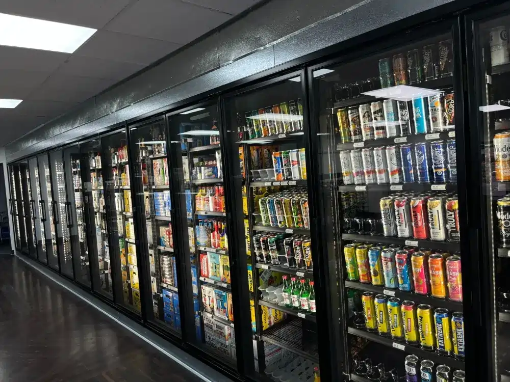 Discount liquor store interior in Las Vegas NV